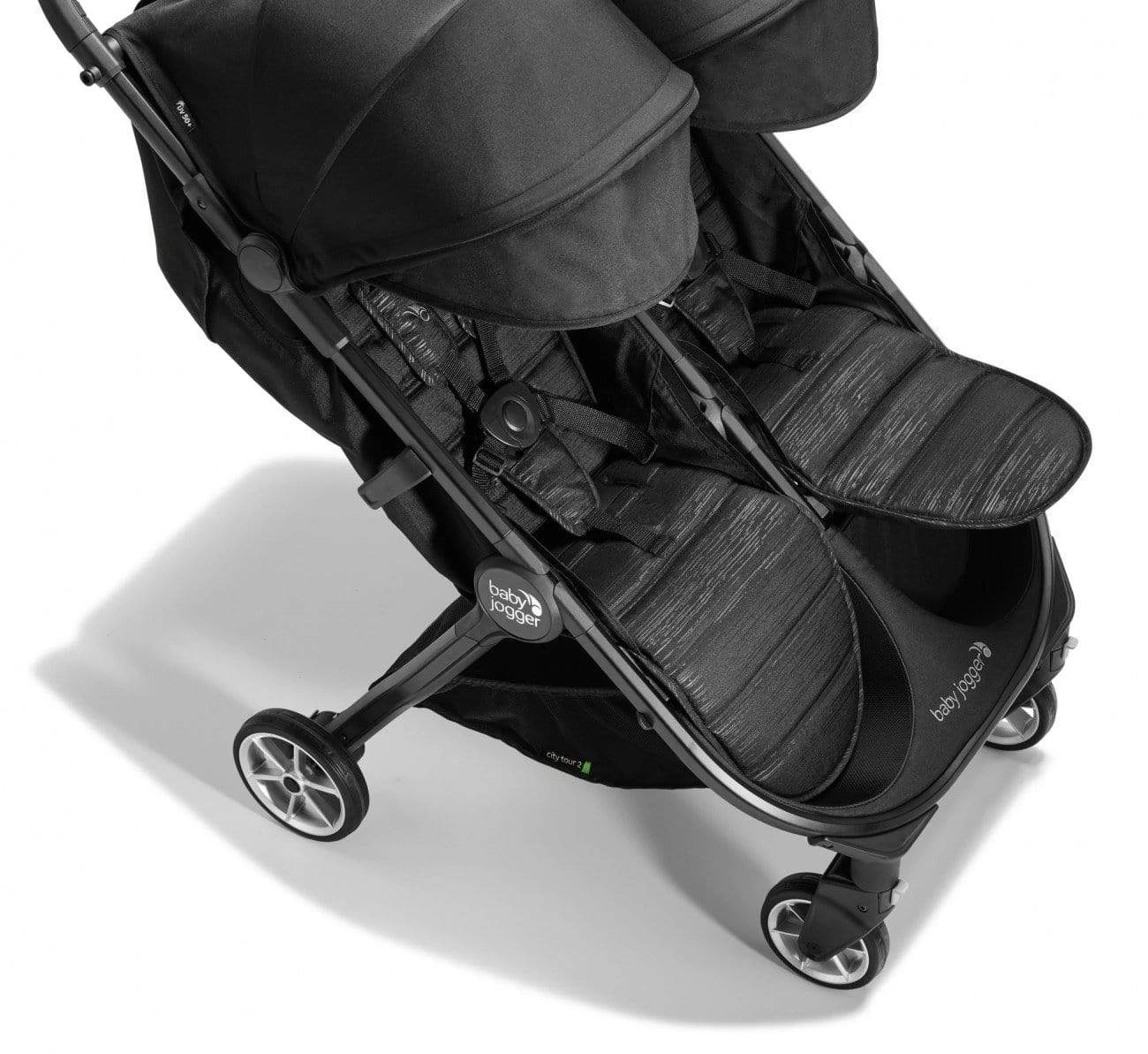 Baby Jogger City Tour 2 Double - Pitch Black 4 Baby Jogger City Tour 2 Double - Pitch Black - Image 2