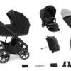 BabyStyle Prestige Vogue 12 Piece Bundle - Ebony/ Black Frame / Black Leather -Baby Products Store babystyle prams pushchairs babystyle prestige vogue 12 piece bundle ebony black frame black leather 32169523216520