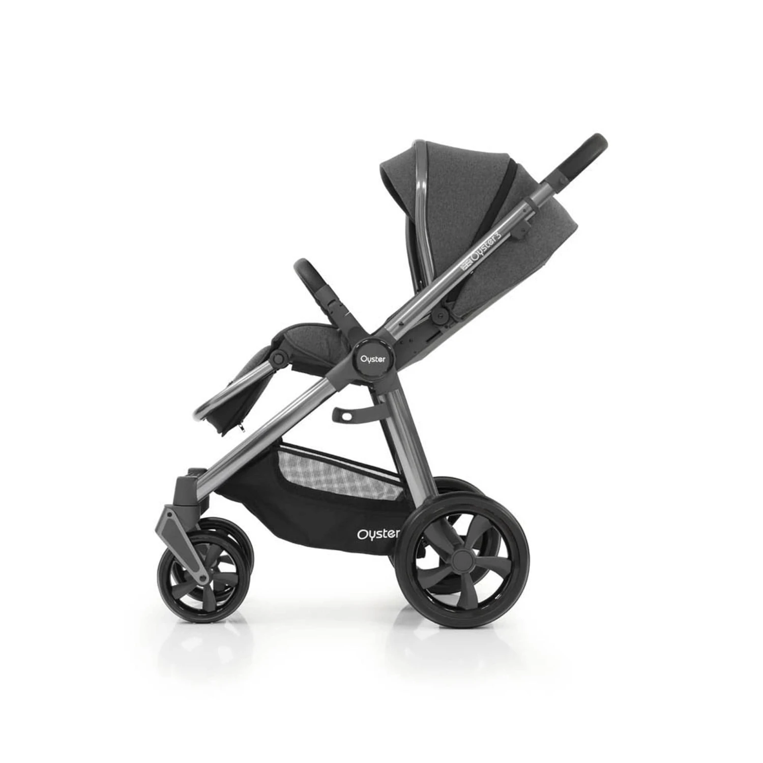 Oyster 3 Stroller - Gun Metal/Fossil 6 Oyster 3 Stroller - Gun Metal/Fossil - Image 4
