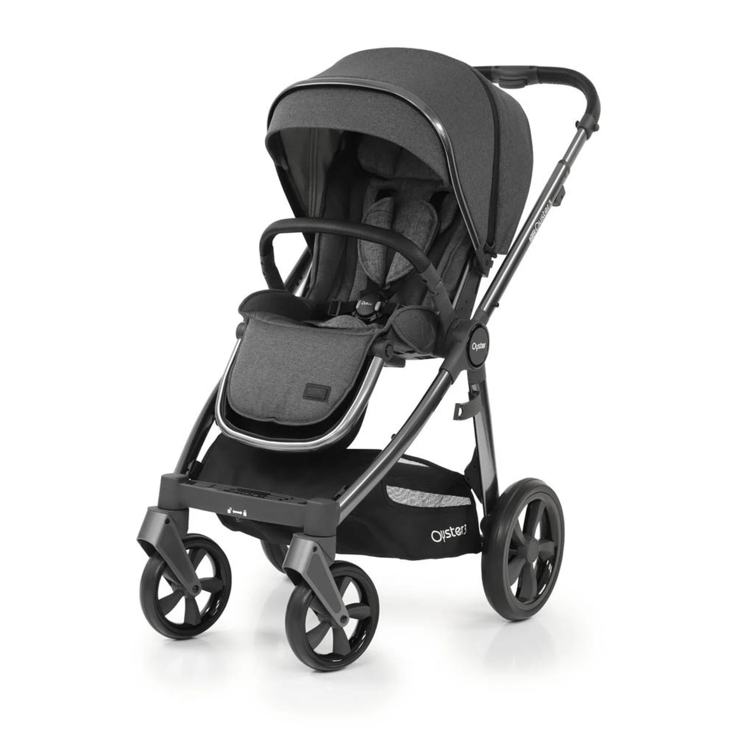 Oyster 3 Stroller - Gun Metal/Fossil 3 Oyster 3 Stroller - Gun Metal/Fossil