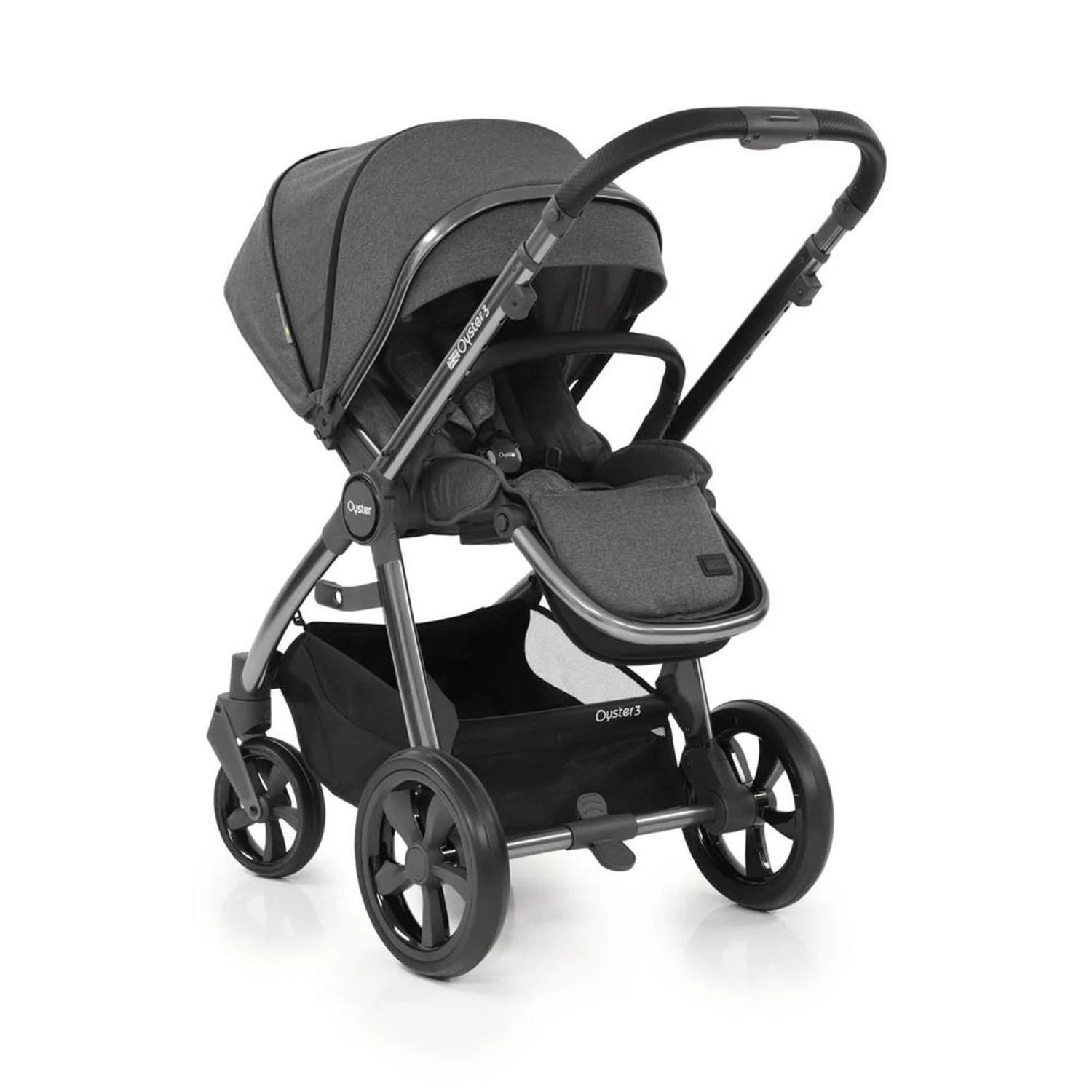 Oyster 3 Stroller - Gun Metal/Fossil 4 Oyster 3 Stroller - Gun Metal/Fossil - Image 2