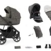 BabyStyle Prestige Vogue 12 Piece Bundle - Mountain / Black Frame / Brown Leather