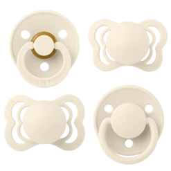 BIBS Try-It Collection Pacifiers (Size 1) - Ivory