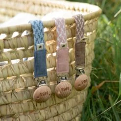 BIBS Pacifier Clip (Braided) - Sage/Ivory -Baby Products Store bibs pacifier clip bibs pacifier clip braided sage ivory 5713795220793 32426426204296
