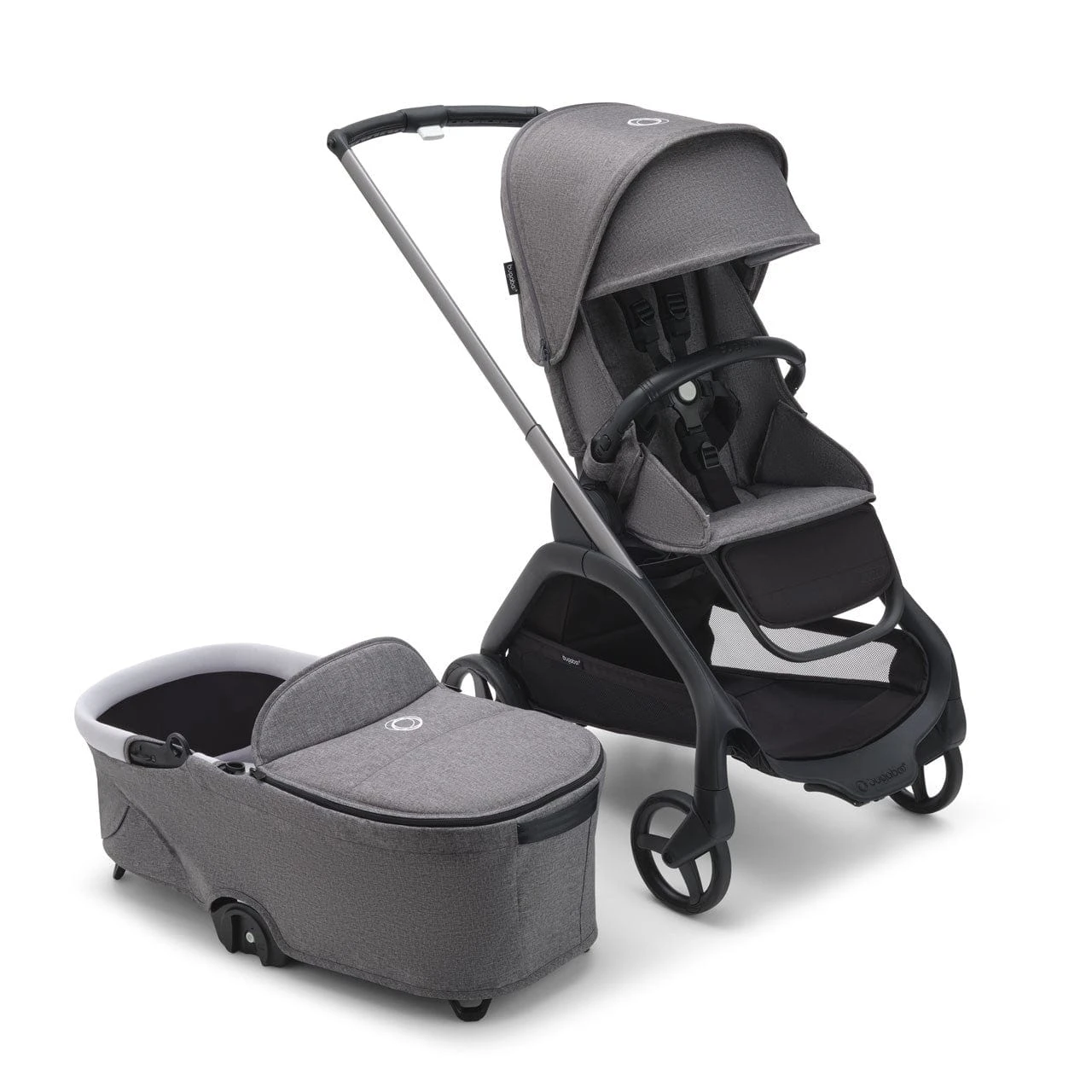Bugaboo Dragonfly Pushchair Essential Bundle - Grey Melange 4 Bugaboo Dragonfly Pushchair Essential Bundle - Grey Melange - Image 2