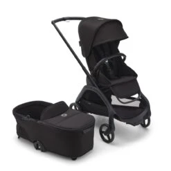 Bugaboo Dragonfly Pushchair With Carrycot - Midnight Black