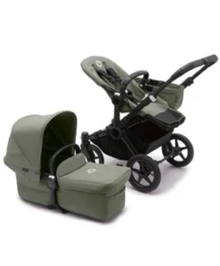 Bugaboo Donkey 5 Duo - Black / Forest Green -Baby Products Store bugaboo double pushchairs bugaboo donkey 5 duo black forest green 8717447476214 31356644917384