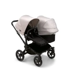 Bugaboo Donkey 5 Duo - Black/Midnight Black/Misty White