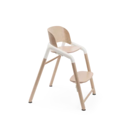 Bugaboo Giraffe Highchair Base - Neutral Wood/White