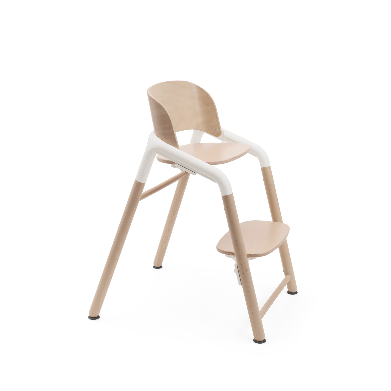 Bugaboo Giraffe Highchair Base - Neutral Wood/White 3 Bugaboo Giraffe Highchair Base - Neutral Wood/White