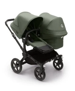 Bugaboo Donkey 5 Twin - Black / Forest Green -Baby Products Store bugaboo prams pushchairs bugaboo donkey 5 twin black forest green 8717447476214 31356678242440