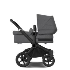 Bugaboo Donkey 5 Twin - Black / Grey Melange -Baby Products Store bugaboo prams pushchairs bugaboo donkey 5 twin black grey melange 31776275923080