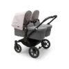 Bugaboo Donkey 5 Twin - Black/Grey Melange/Misty White