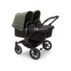 Bugaboo Donkey 5 Twin - Black/Midnight Black/Forest Green