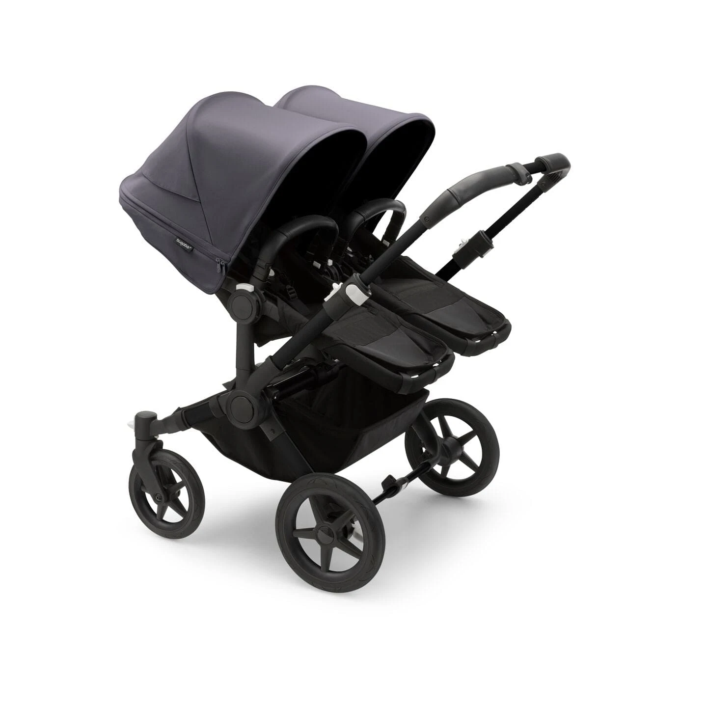 Bugaboo Donkey 5 Twin - Black/Midnight Black/Stormy Blue 4 Bugaboo Donkey 5 Twin - Black/Midnight Black/Stormy Blue - Image 2