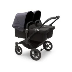 Bugaboo Donkey 5 Twin - Black/Midnight Black/Stormy Blue