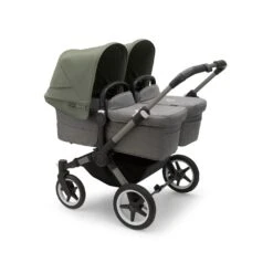 Bugaboo Donkey 5 Twin - Graphite/Grey Melange/Forest Green