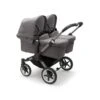 Bugaboo Donkey 5 Twin - Graphite/Grey Melange/Grey Melange