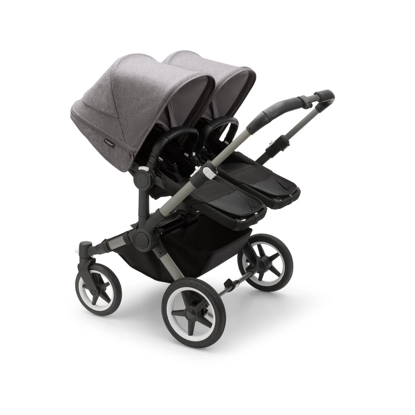 Bugaboo Donkey 5 Twin - Graphite/Midnight Black/Grey Melange 4 Bugaboo Donkey 5 Twin - Graphite/Midnight Black/Grey Melange - Image 2