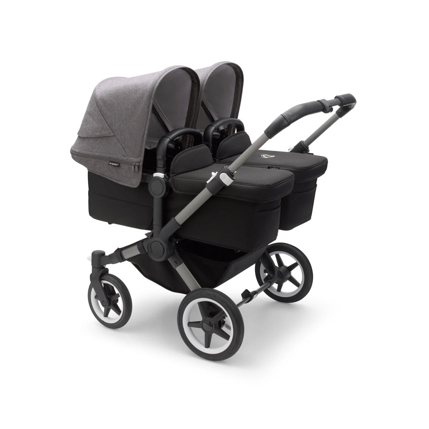 Bugaboo Donkey 5 Twin - Graphite/Midnight Black/Grey Melange 3 Bugaboo Donkey 5 Twin - Graphite/Midnight Black/Grey Melange