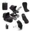 Bugaboo Fox 5 Essential Bundle - Black/Midnight Black/Midnight Black -Baby Products Store bugaboo prams pushchairs bugaboo fox 5 essential bundle black midnight black midnight black 8717447286387 32220844720264