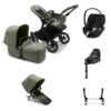 Bugaboo Donkey 5 Duo With Cloud T And Base T - Black/Forest Green 2 Bugaboo Donkey 5 Duo With Cloud T And Base T - Black/Forest Green -Baby Products Store bugaboo travel systems bugaboo donkey 5 duo with cloud z2 and base z2 black forest green 8717447476214 31529069969544