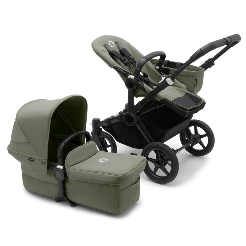 Bugaboo Donkey 5 With Cabriofix And Base - Black/Forest Green 4 Bugaboo Donkey 5 With Cabriofix And Base - Black/Forest Green - Image 2