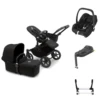 Bugaboo Donkey 5 With Cabriofix And Base - Black/Midnight Black -Baby Products Store bugaboo travel systems bugaboo donkey 5 with cabriofix and base black midnight black 8717447603443 30733447135368