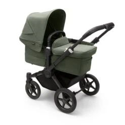 Bugaboo Donkey 5 With Cloud T And Base T - Black/Forest Green -Baby Products Store bugaboo travel systems bugaboo donkey 5 with cloud z2 and base z2 black forest green 8717447476214 30651347075208