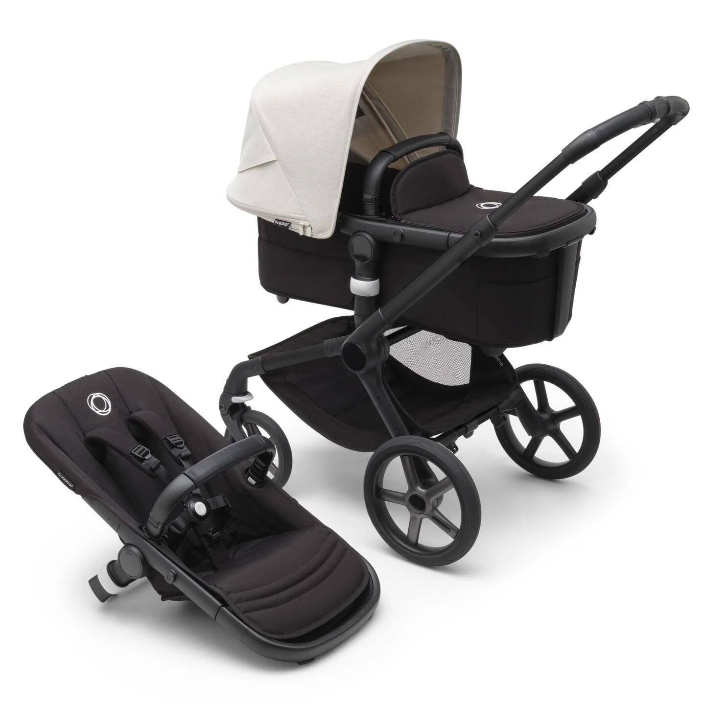 Bugaboo Fox 5, Cabriofix I-Size And Base Travel System - Black/Midnight Black/Misty White 4 Bugaboo Fox 5, Cabriofix I-Size And Base Travel System - Black/Midnight Black/Misty White - Image 2