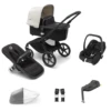 Bugaboo Fox 5, Cabriofix I-Size And Base Travel System - Black/Midnight Black/Misty White -Baby Products Store bugaboo travel systems bugaboo fox 5 cabriofix i size and base travel system black midnight black misty white 32124567060616