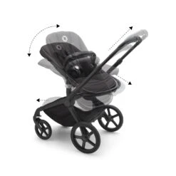 Bugaboo Fox 5, Cloud T Ultimate Travel System - Black/Midnight Black/Midnight Black -Baby Products Store bugaboo travel systems bugaboo fox 5 cloud z2 ultimate travel system black midnight black midnight black 32339202277512