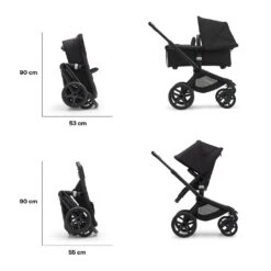 Bugaboo Fox 5, Pebble 360 PRO Ultimate Travel System - Black/Midnight Black/Midnight Black -Baby Products Store bugaboo travel systems bugaboo fox 5 pebble 360 pro ultimate travel system black midnight black midnight black 32349966041224