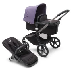 Bugaboo Fox 5, Pebble 360 PRO Ultimate Travel System - Graphite/Midnight Black/Astro Purple -Baby Products Store bugaboo travel systems bugaboo fox 5 pebble 360 pro ultimate travel system graphite midnight black astro purple 32350083711112