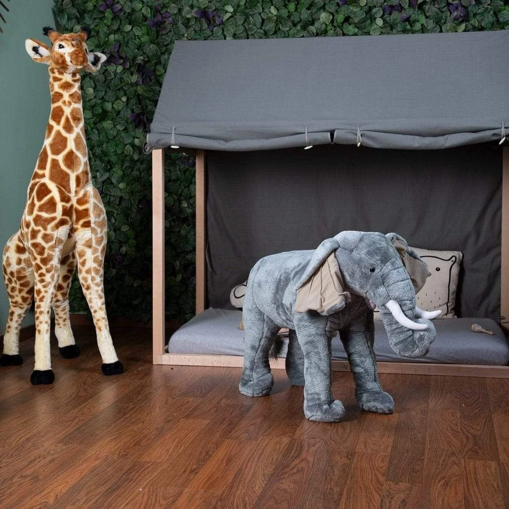 Childhome Standing Elephant Stuffed Animal - 60cm 4 Childhome Standing Elephant Stuffed Animal - 60cm - Image 2