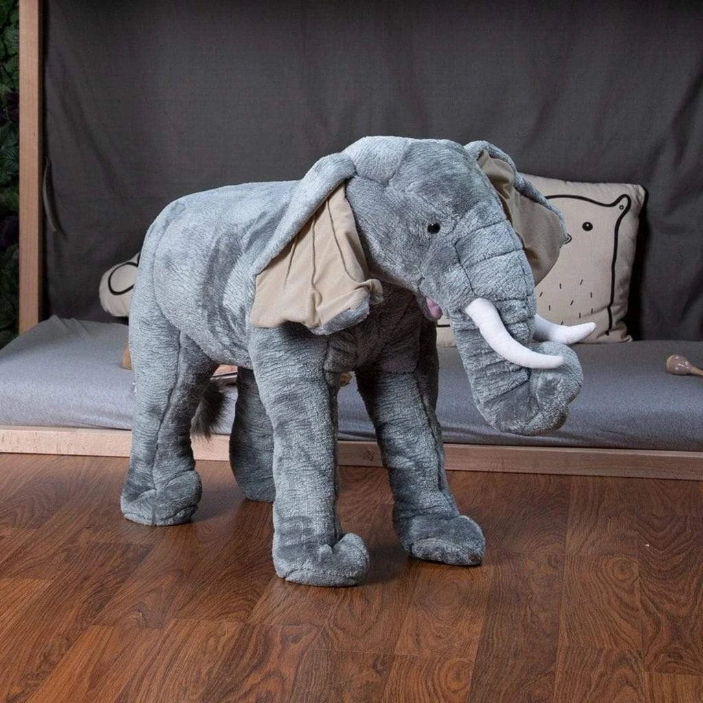 Childhome Standing Elephant Stuffed Animal - 60cm 5 Childhome Standing Elephant Stuffed Animal - 60cm - Image 3