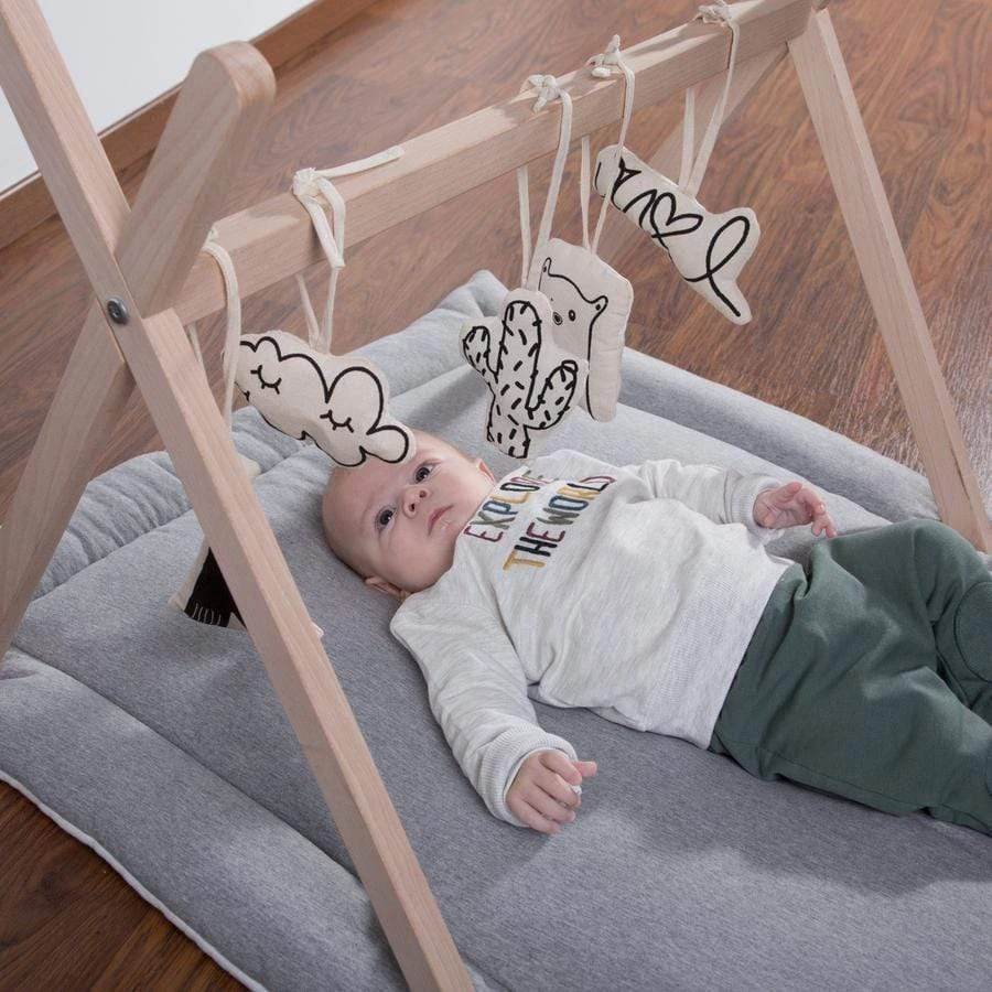 Childhome Tipi Play Gym Canvas Toys (Set Of 5) 5 Childhome Tipi Play Gym Canvas Toys (Set Of 5) - Image 3