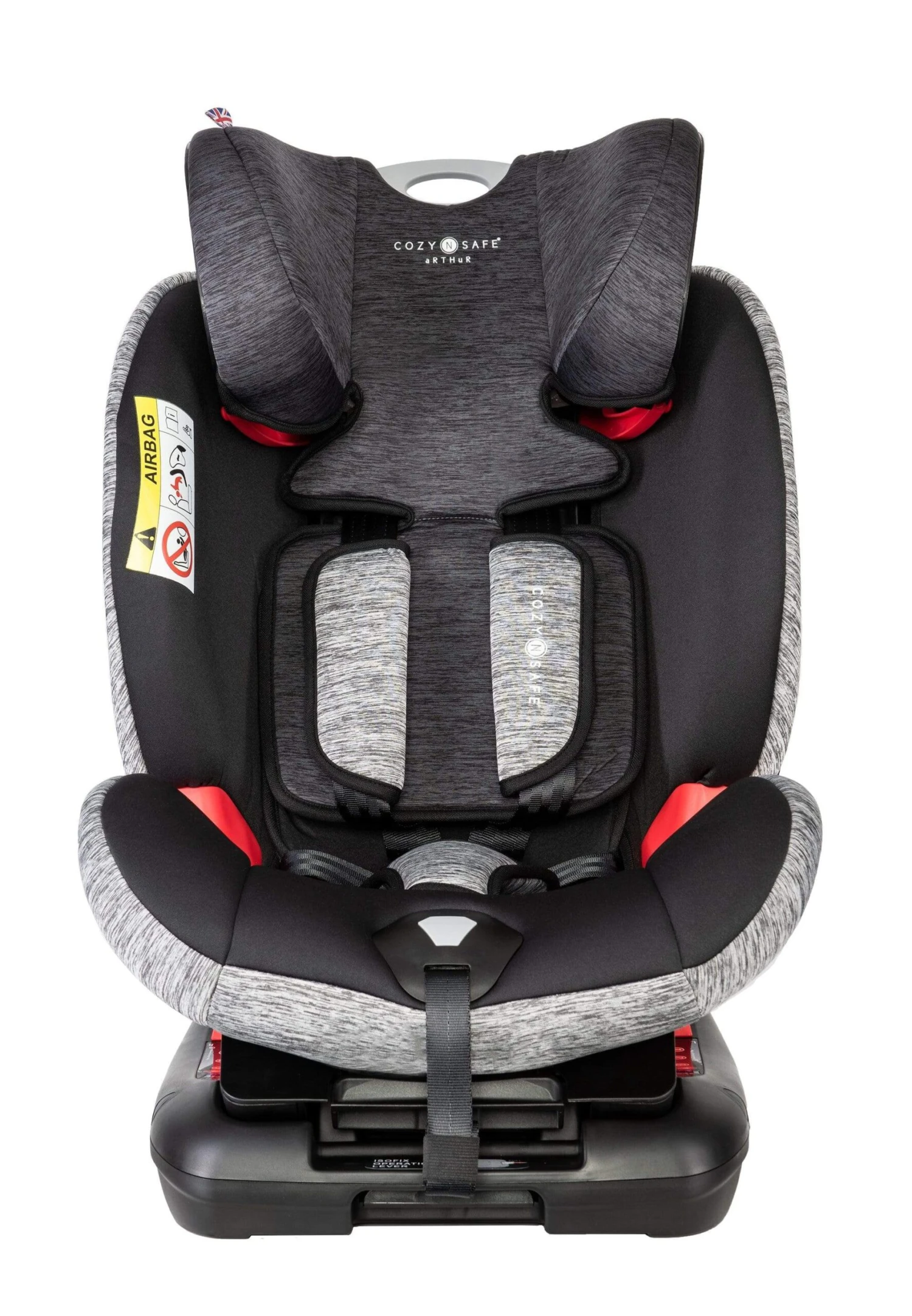 Cozy N Safe Arthur Group 0+/1/2/3 Child Car Seat - Black/Grey 9 Cozy N Safe Arthur Group 0+/1/2/3 Child Car Seat - Black/Grey - Image 7