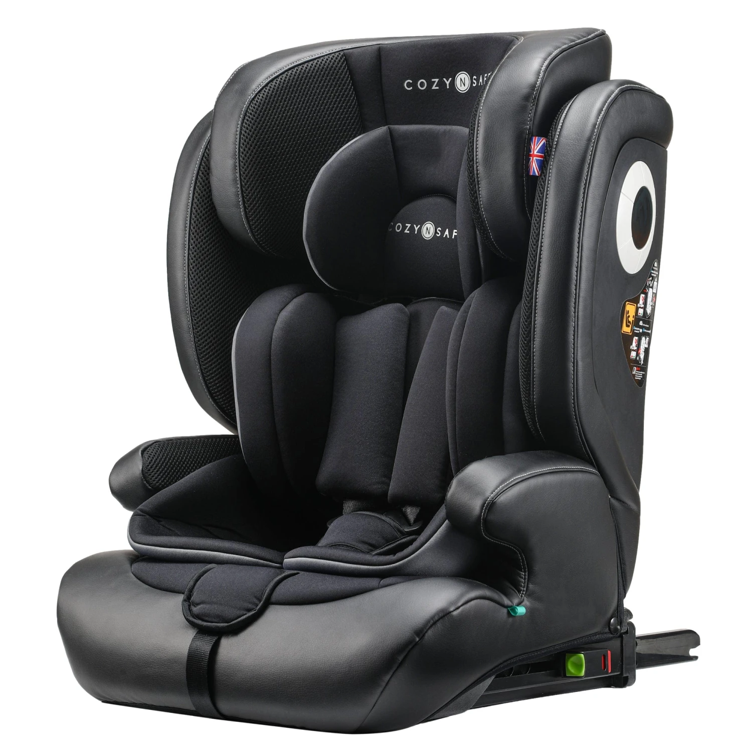 Cozy N Safe Hudson I-Size Car Seat - Onyx 3 Cozy N Safe Hudson I-Size Car Seat - Onyx