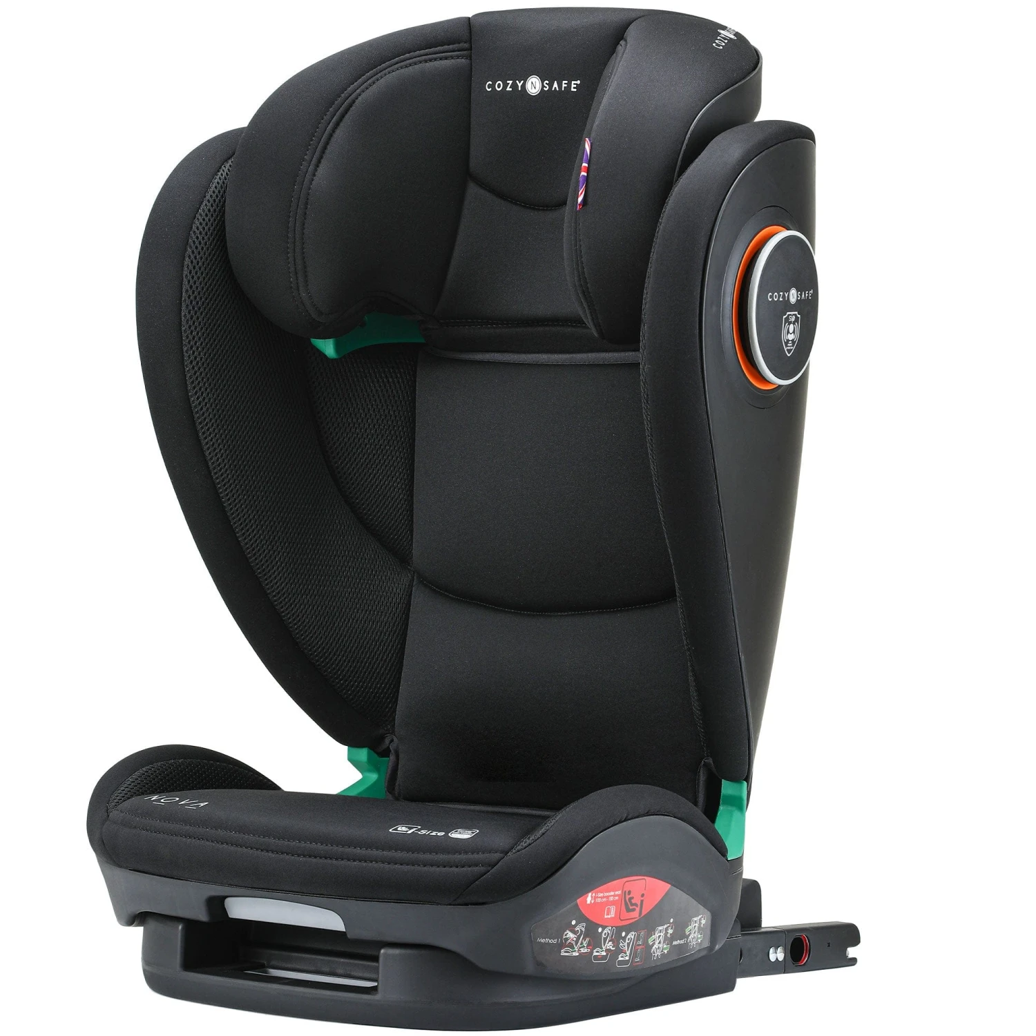 Cozy N Safe Nova I-Size Car Seat - Onyx 3 Cozy N Safe Nova I-Size Car Seat - Onyx