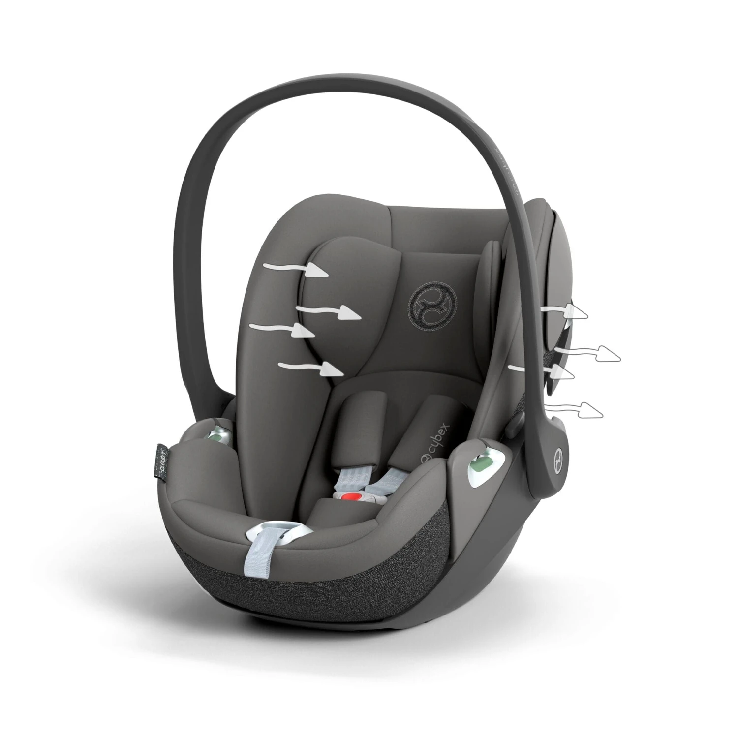 Cybex Cloud T I-Size Car Seat - Mirage Grey 7 Cybex Cloud T I-Size Car Seat - Mirage Grey - Image 5