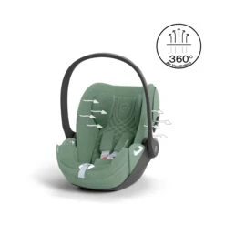 Cybex Cloud T I-Size PLUS Car Seat - Leaf Green -Baby Products Store cybex car seats cybex cloud t i size plus car seat leaf green 32375005708424