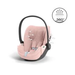 Cybex Cloud T I-Size PLUS Car Seat - Peach Pink -Baby Products Store cybex car seats cybex cloud t i size plus car seat peach pink 4063846403110 32375359144072