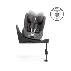 Cybex Sirona T I-Size PLUS Car Seat - Mirage Grey -Baby Products Store cybex car seats cybex sirona t i size plus car seat mirage grey 4063846405121 32355795042440