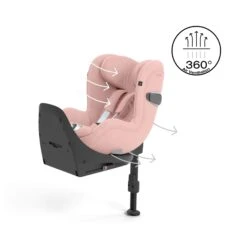 Cybex Sirona T I-Size PLUS Car Seat - Peach Pink -Baby Products Store cybex car seats cybex sirona t i size plus car seat peach pink 4063846405336 32355797926024