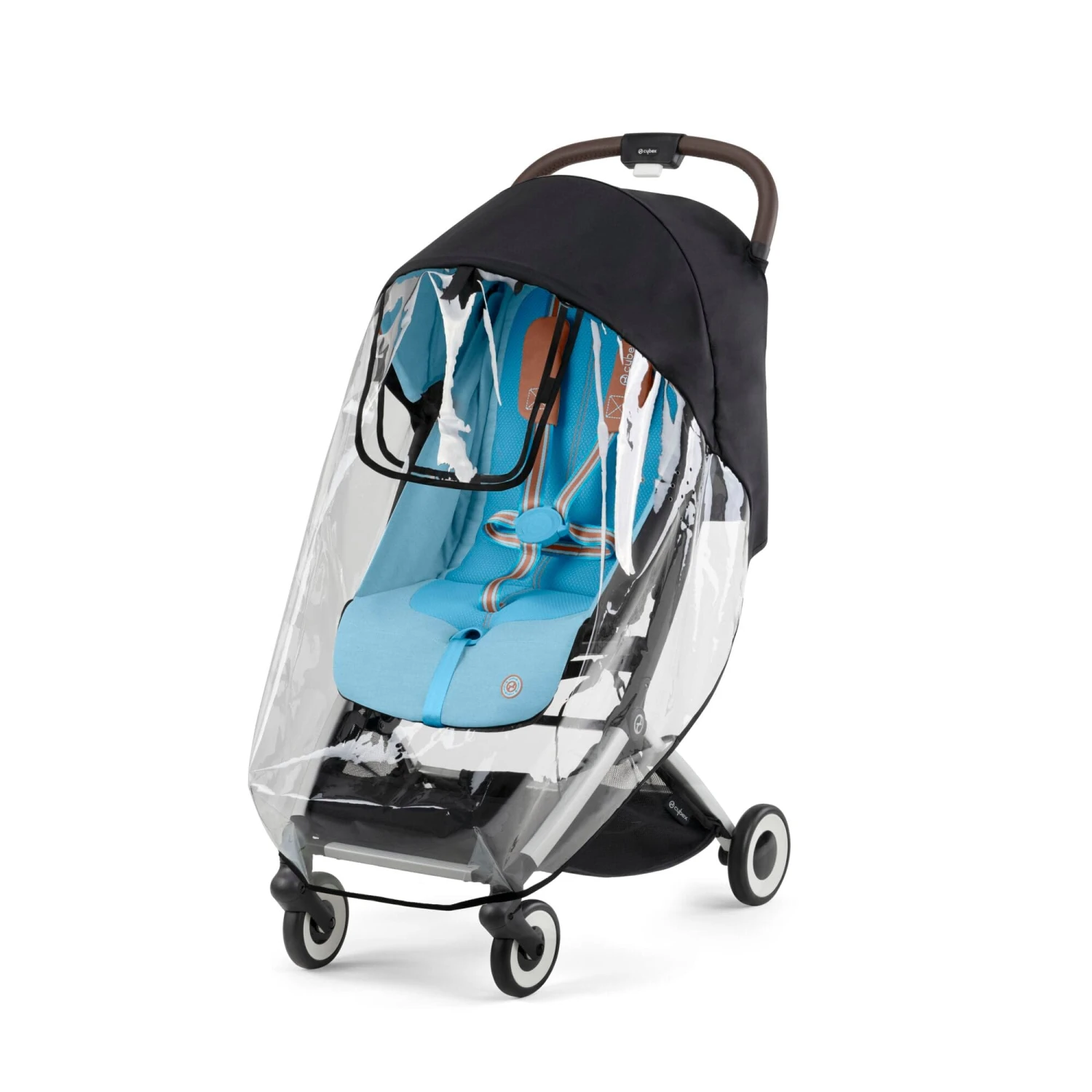 Cybex Orfeo Compact Stroller Inc Raincover - Beach Blue 11 Cybex Orfeo Compact Stroller Inc Raincover - Beach Blue - Image 9