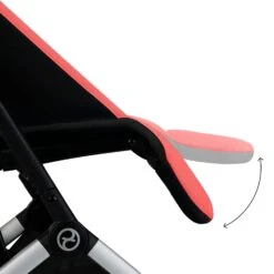 Cybex Orfeo Compact Stroller Inc Raincover - Hibiscus Red -Baby Products Store cybex compact strollers cybex orfeo compact stroller hibiscus red 4063846381883 32184464146568