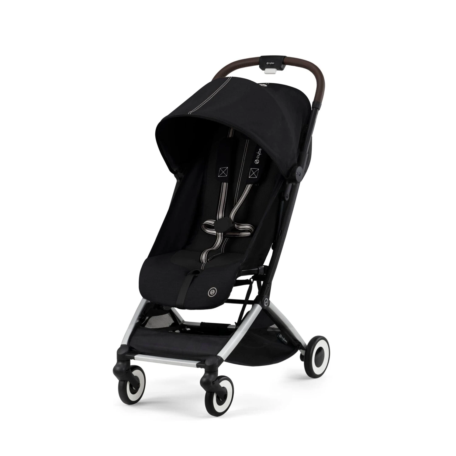 Cybex Orfeo Compact Stroller Inc Raincover - Moon Black 3 Cybex Orfeo Compact Stroller Inc Raincover - Moon Black