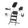 Cybex LEMO 4 In 1 Highchair Set - Stunning Black
