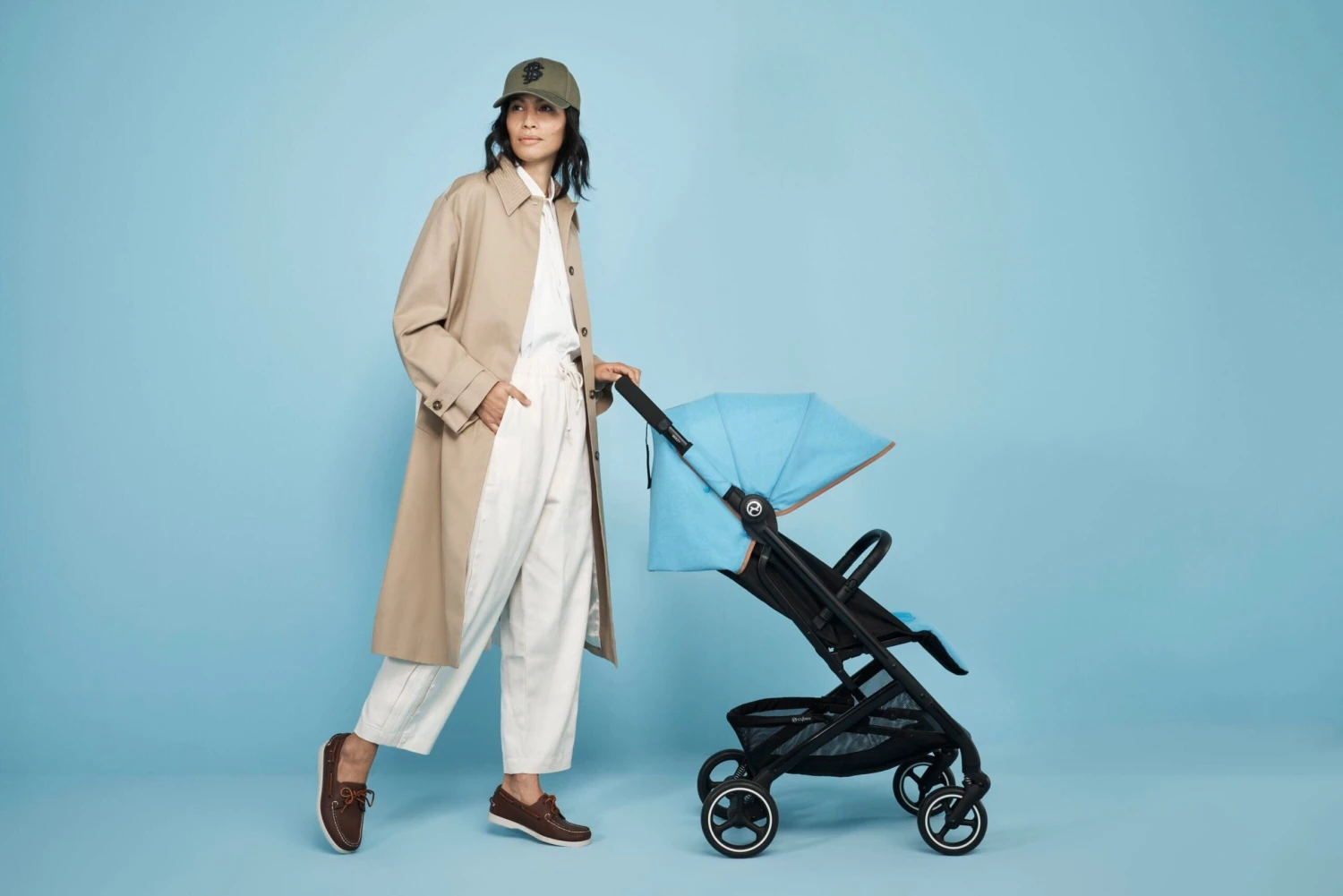 Cybex Beezy Compact Pushchair With Raincover - Hibiscus Red (2023) 11 Cybex Beezy Compact Pushchair With Raincover - Hibiscus Red (2023) - Image 9